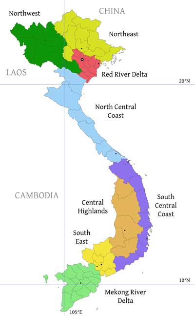 Vietnam Regions